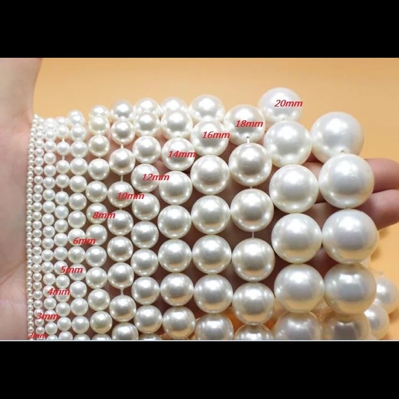 Zara Fresh Water Pearl Necklace Silver Thick Crab Clasp - Picture 9 of 16